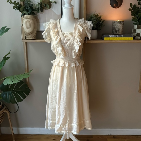 Gunne Sax | Dresses | Rare Vintage Gunne Sax Prairie Cottagecore Dress ...